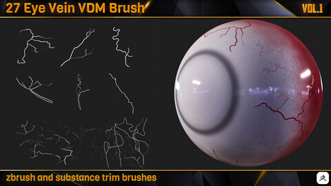 27 Eye Vein VDM Brush & Alpha