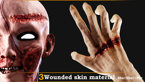 Wounded skin material .SBS+SBSR+PBR