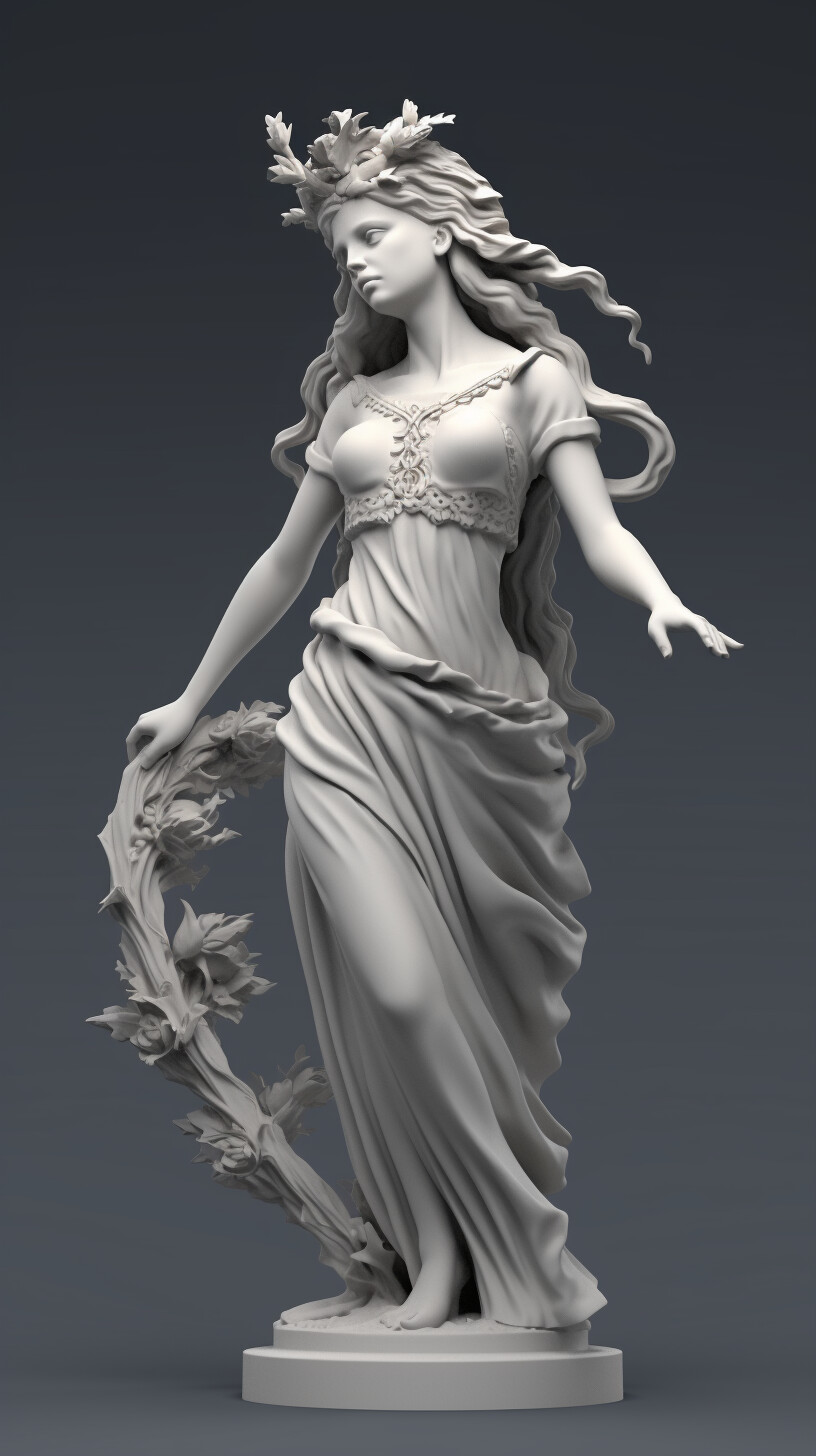 ArtStation - +250 Demeter Sculpt Concept (4k) | Artworks