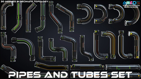 Pipes and Tubes set