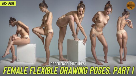 950+ Female Flexible Drawing Poses Part I
