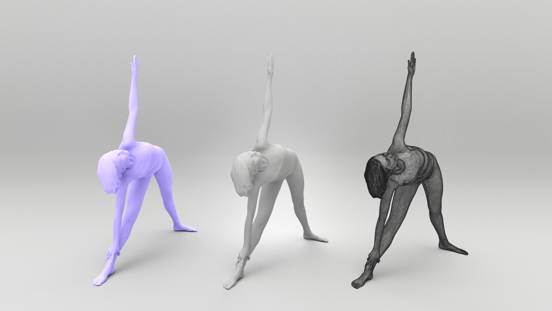 ArtStation - Female Character Fitness yoga sport suit avatar sports fitness  pants gym runner young exercise tight trainer woman yoga athletic workout  excercise tops character girl pbr female sport gameready
