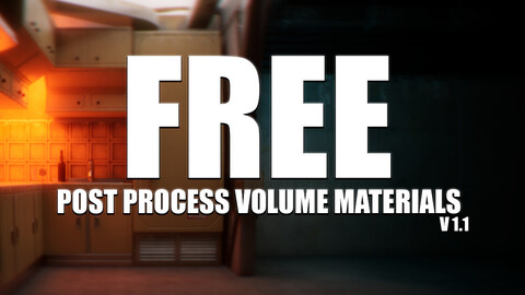 Free Post Process Volume Materials Bundle V.1.1