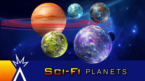 Sci-Fi Planets and Asteroids