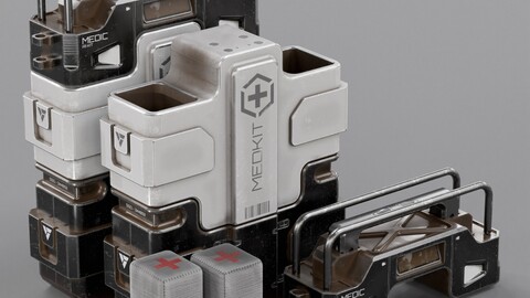 Sci-fi Advance MedKit PBR