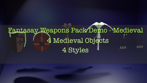 Fantasy Weapons Pack Demo - Medieval