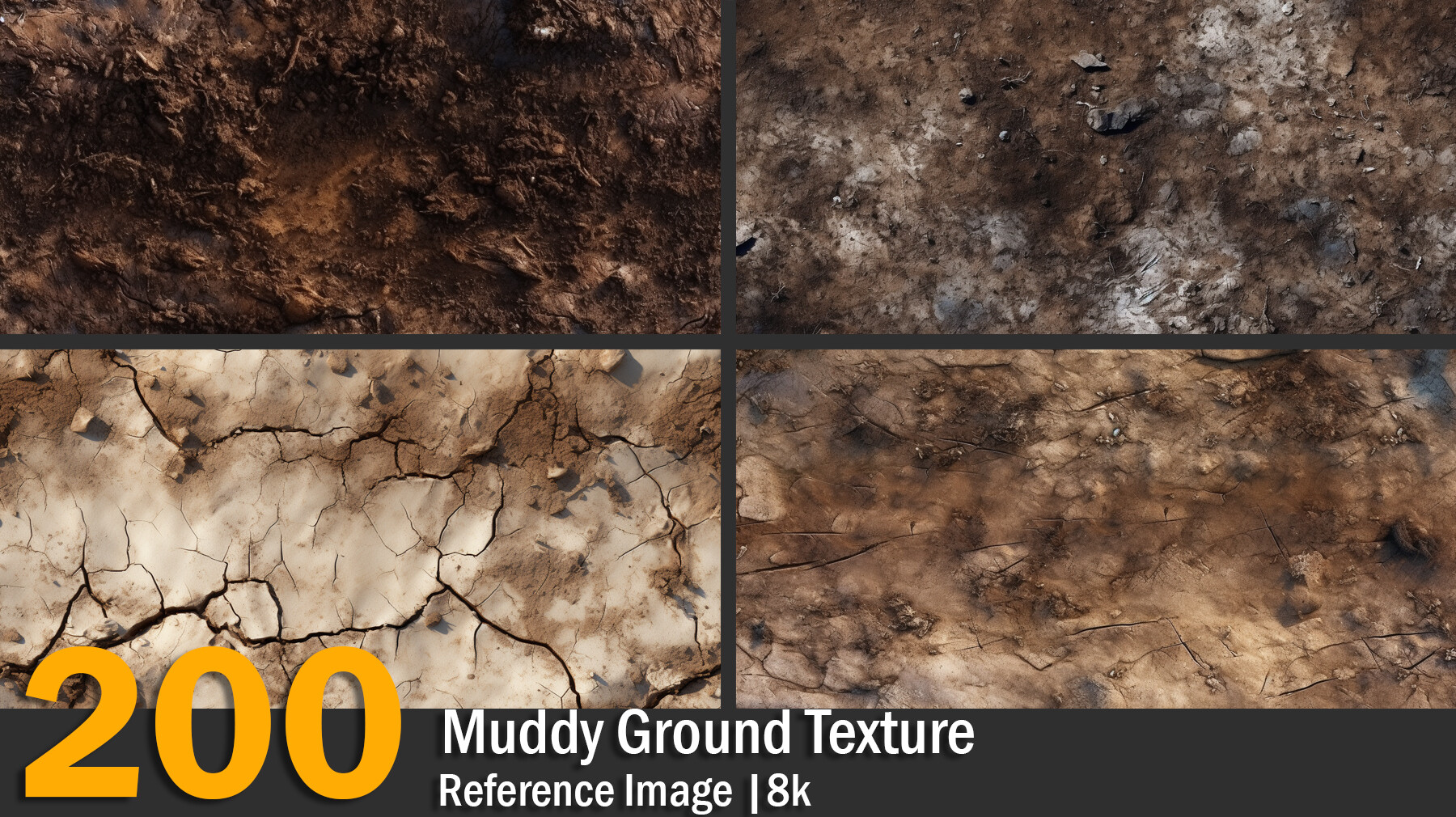 ArtStation - Muddy Ground Texture | Reference Images | 8K | Artworks