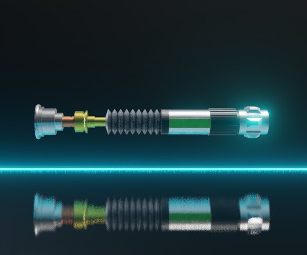 ArtStation - STAR WARS Ree's Light SABER Renders