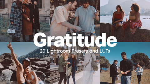 20 Gratitude LUTs & Lightroom Presets