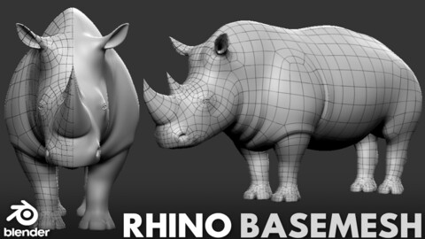 Rhino Basemesh - Topology + UV Map