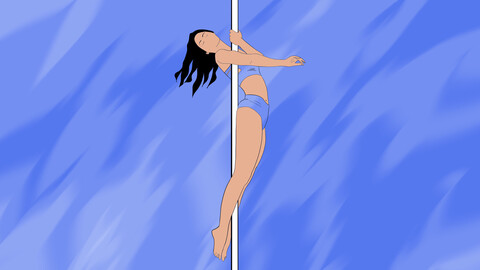 Pole dance art