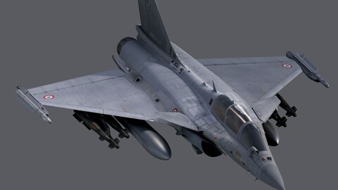 Dassault Rafale B - High Resolution Cocpit - Fully Rigged