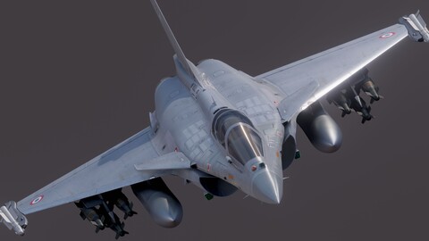 Dassault Rafale C - High Resolution Cocpit - Fully Rigged