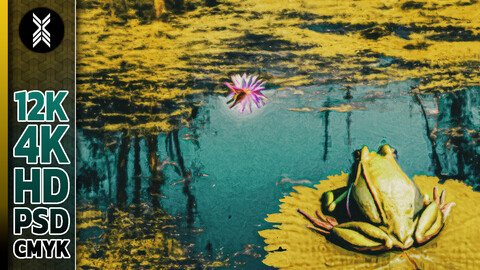 The Frog and The Lotus Flower