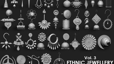 Ethnic Jewellery IMM Brush Pack (40 in One) Vol. 3