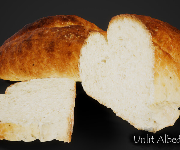 ArtStation Artisan Bread 01 Game Assets   File 