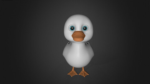 Asset - Cartoons - Animal - Duck Mother Rigged.