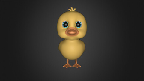 Asset - Cartoons - Animal - Duck Rigged