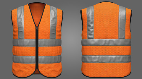 Safety Vest 3d  Model