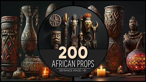 African Props 4K Reference/Concept Images