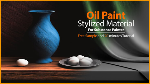 Material - Texture Pack | Oil Paint-Stylized Material Collection