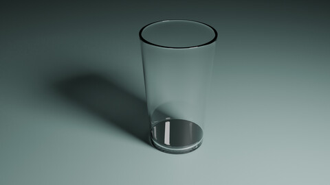 Empty water Glass