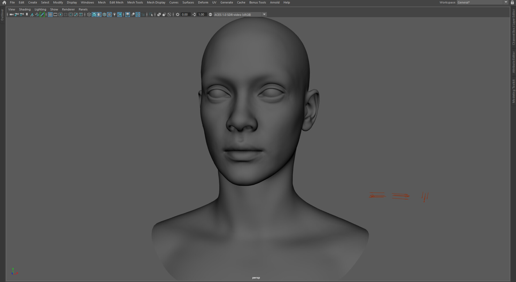 Artstation Female Head 3 3d Model Resources