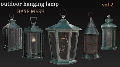 outdoor hanging lamp (old)