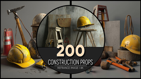 Construction Props 4K Reference/Concept Images