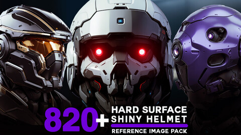 Hard Surface Shiny Helmet