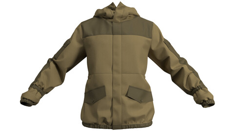 Gorka Uniform Jacket (Marvelous Designer / Clo 3D project+OBJ)