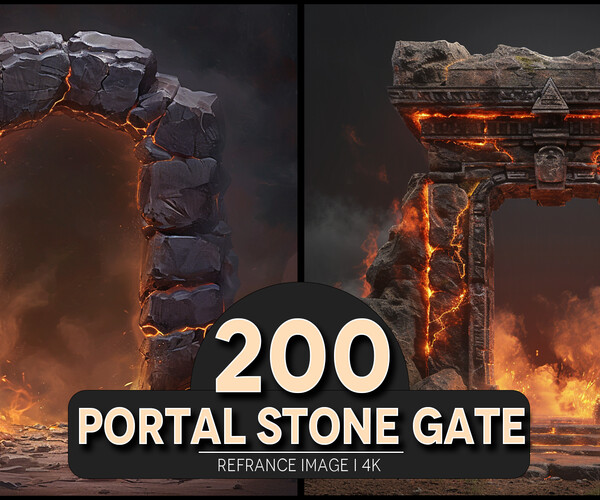 ArtStation - Portal Stone Gate 4K Reference/Concept Images | Artworks