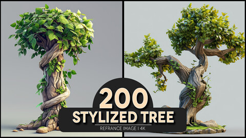 Stylized Tree 4K Reference/Concept Images