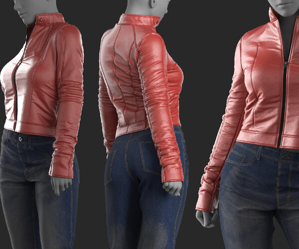 ArtStation - Girl's Outfit 78 - Marvelous / CLO Project file | Game Assets