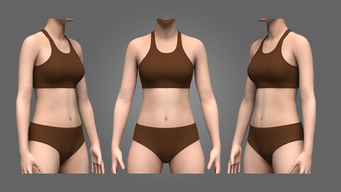 Bra Pantie_3d_model