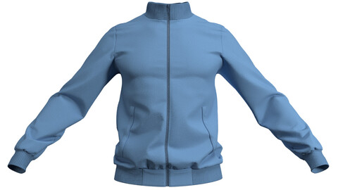 Male Sport Jacket (Marvelous Designer / Clo 3D project+OBJ)