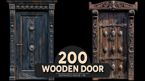 Wooden Door 4K Reference/Concept Images