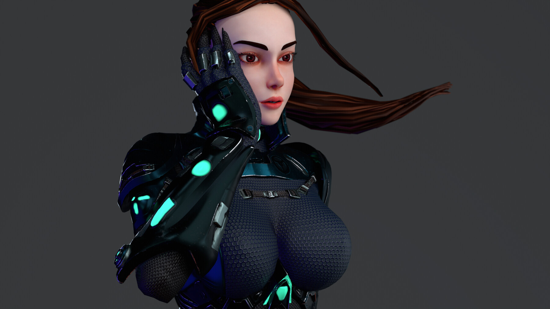 ArtStation - Vicky Female Sci-fi Character | Game Assets