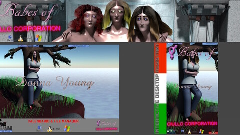 {VM18} Babes of CIULLO CORPORATION - Donna Young (SET #1) [FULL Access + Utility Software (+ 3D CG Skin)]