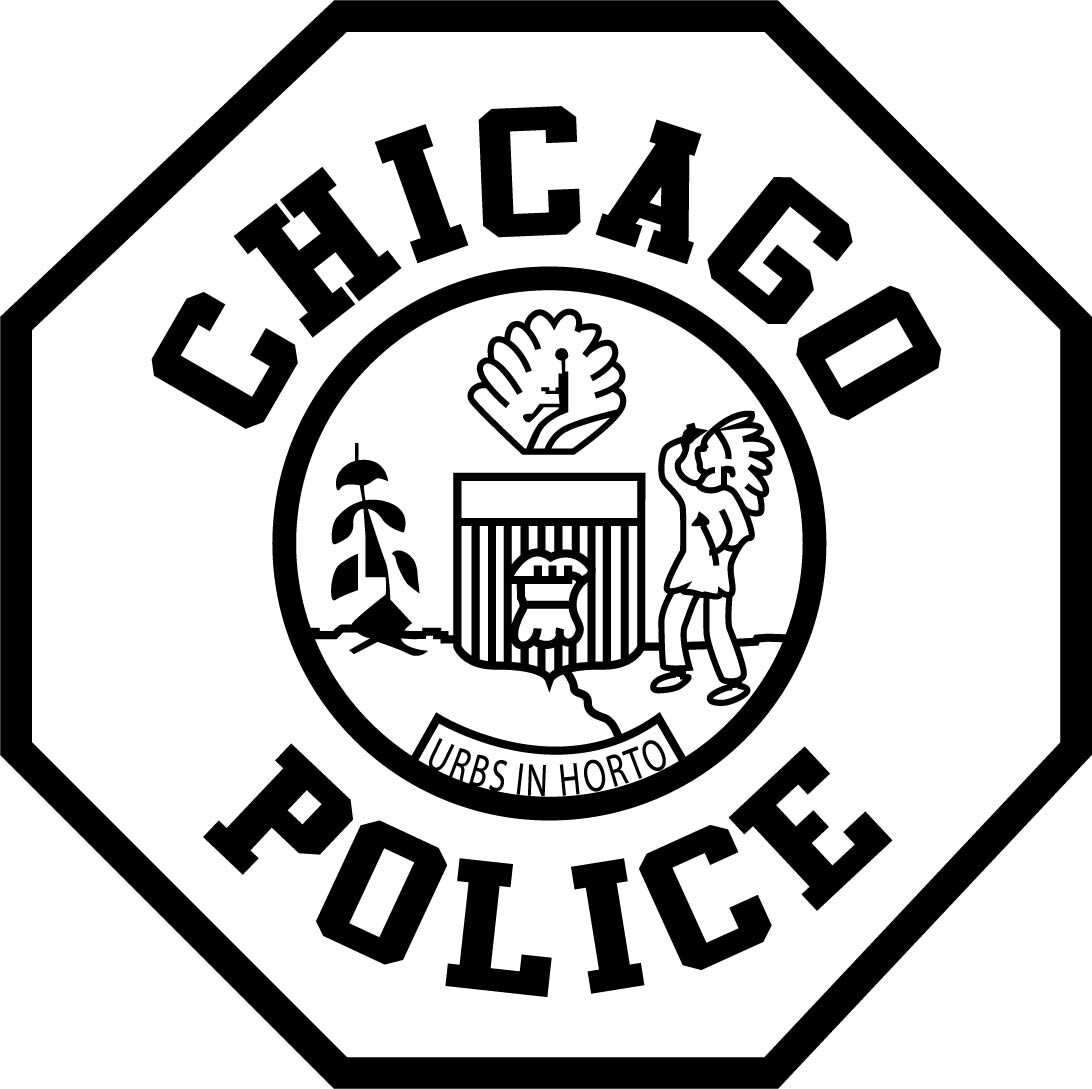 ArtStation - CHICAGO POLICE PATCH VECTOR FILE Black white vector ...