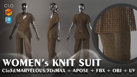 WOMEN'S KNIT SUIT