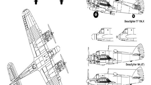 Bristol Beaufighter-svg vector file