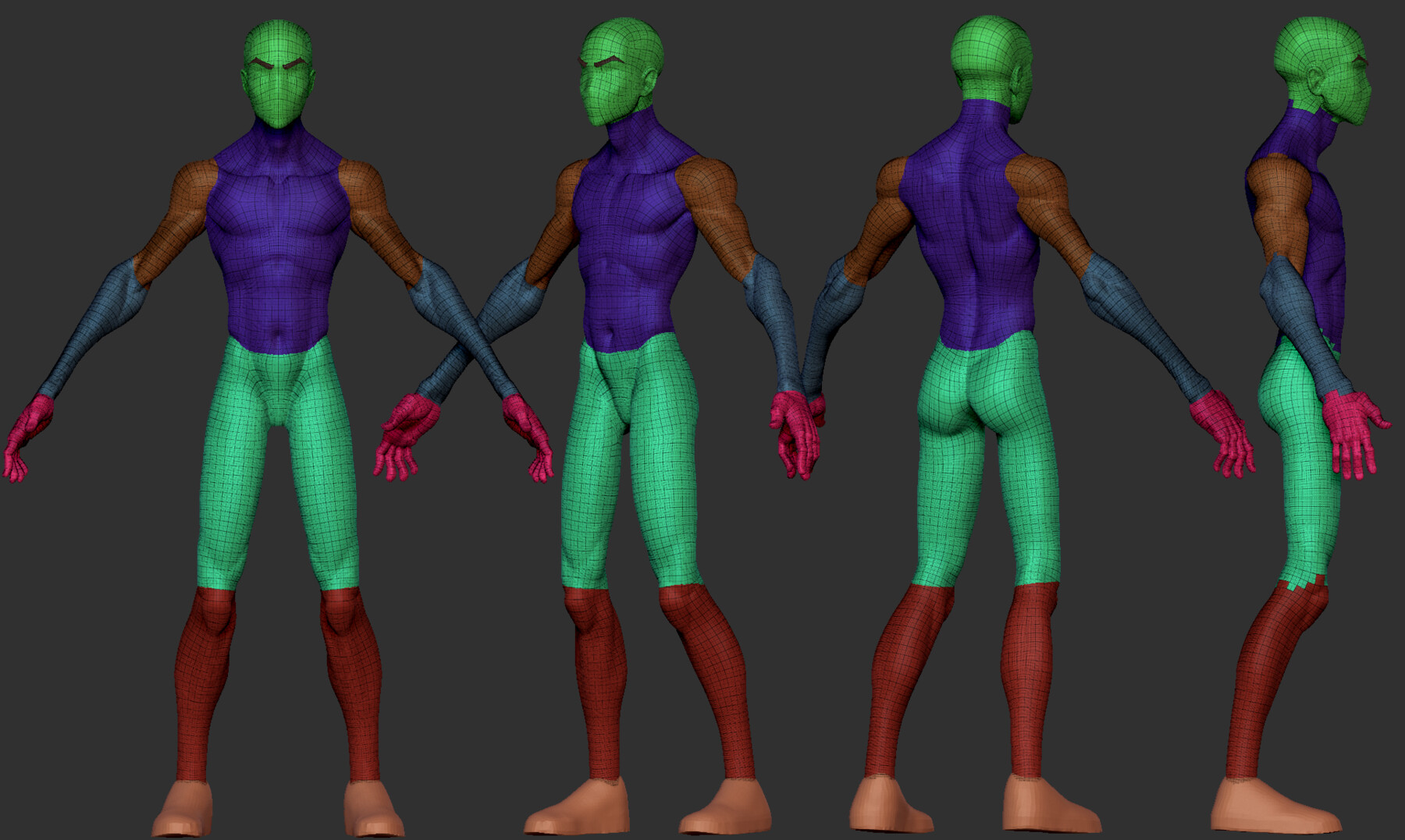 ArtStation - Stylized Male Basemesh - HighPoly | Resources