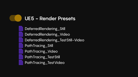 Free Render Presets for Unreal Engine!