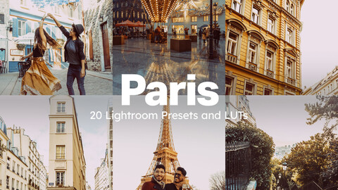 20 Paris LUTs & Lightroom Presets