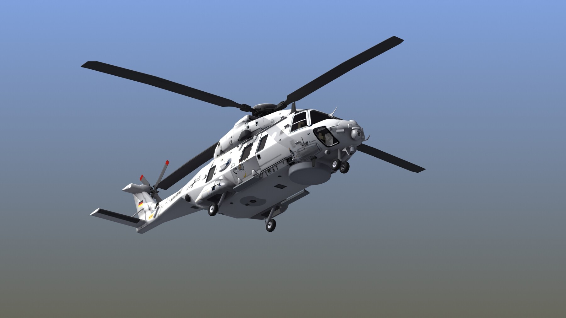 ArtStation - NH90 Helicopter | Game Assets