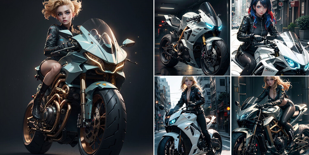 ArtStation - 227 Various Futuristic Superbikes in 4K - Design Reference ...