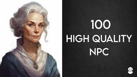 100 RPG Human (Female) NPCs - Pack 1