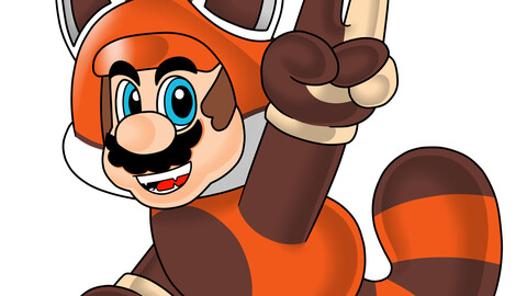 Red Panda Mario