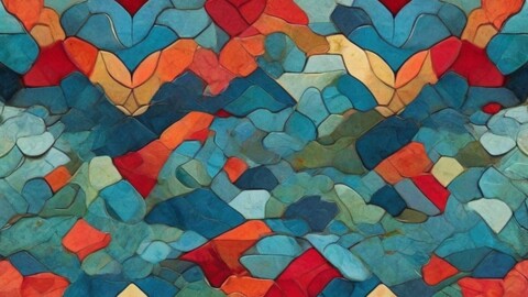 Tessellated Tranquility: Harmonious Pattern Serenity